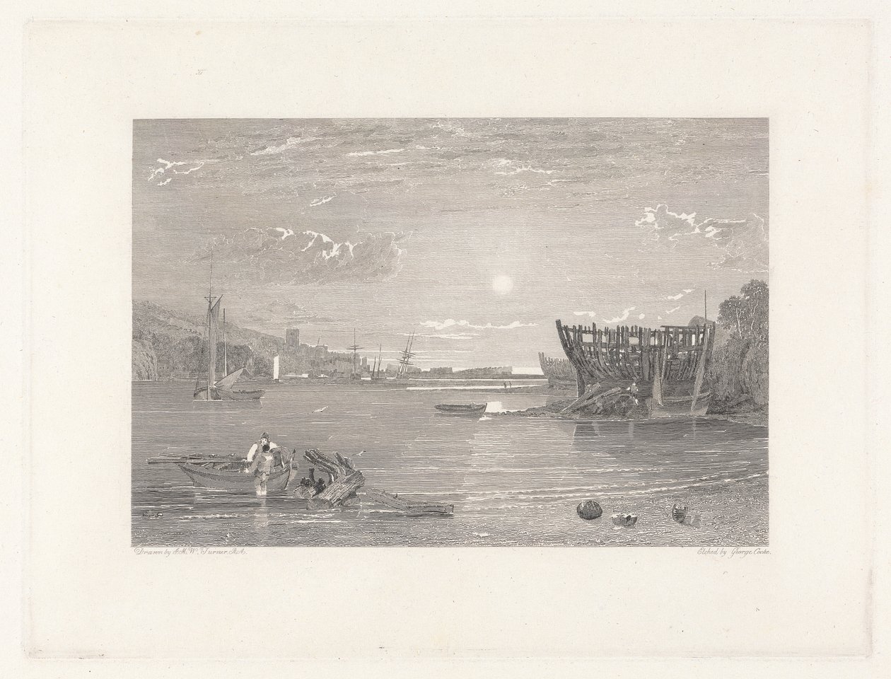 Boca de Teignmouth, Devon de George Cooke