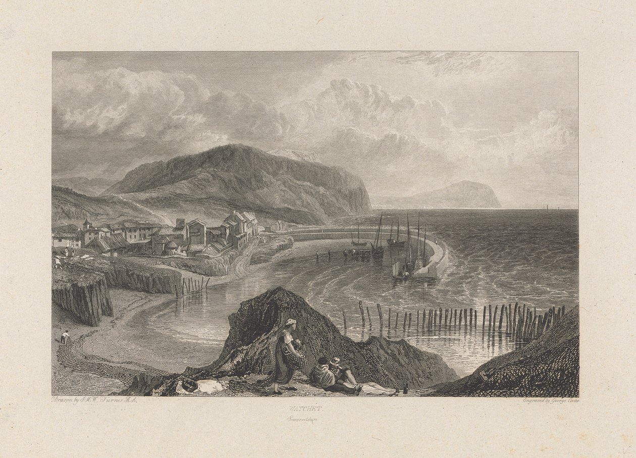 Watchet, Somersetshire de George Cooke