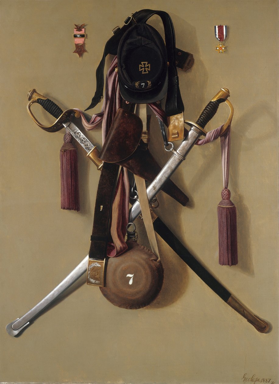 Regalia da Guerra Civil do Major Levi Gheen McCauley, 1887 de George Cope