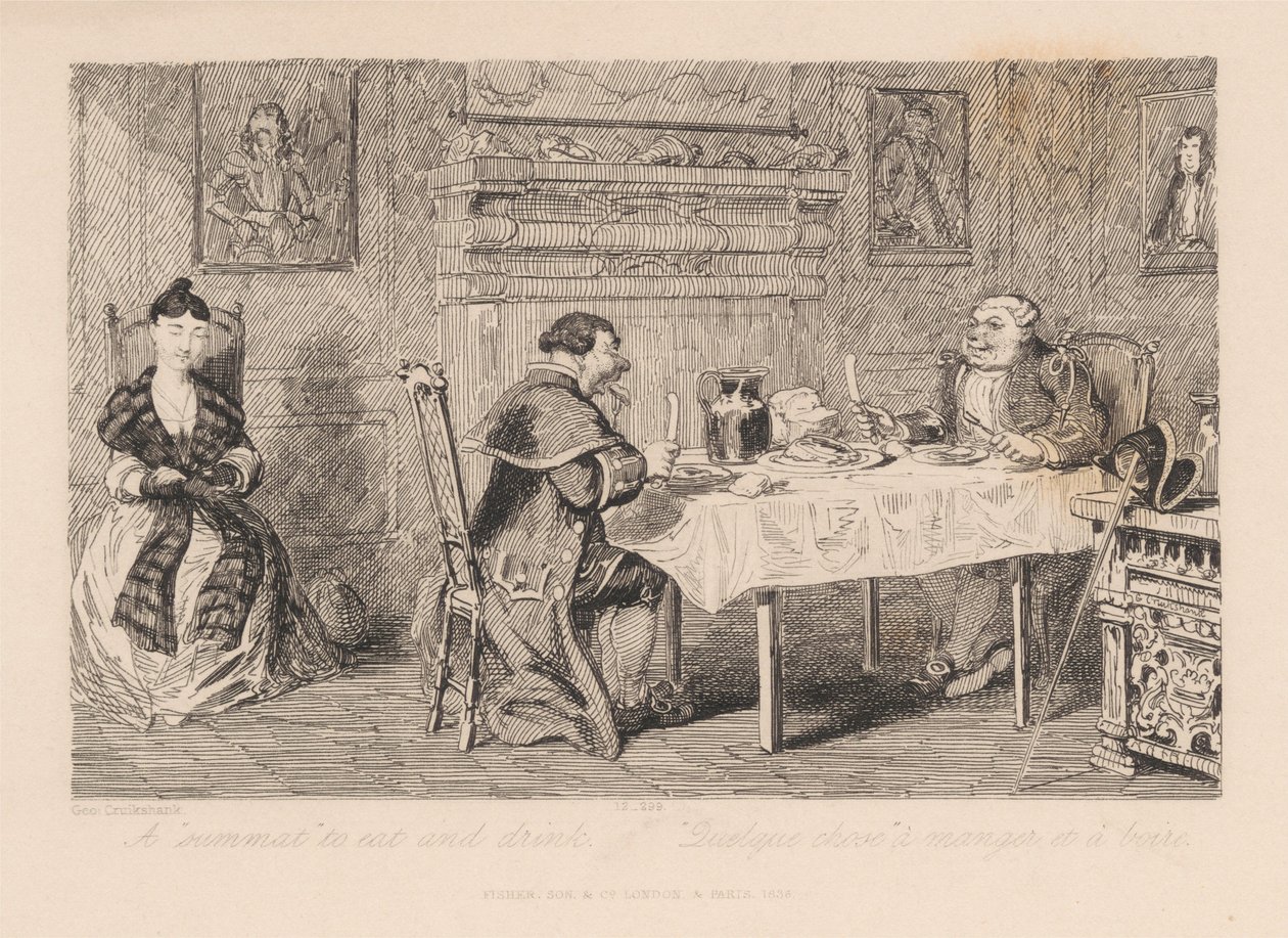 Qualquer coisa para comer e beber de George Cruikshank