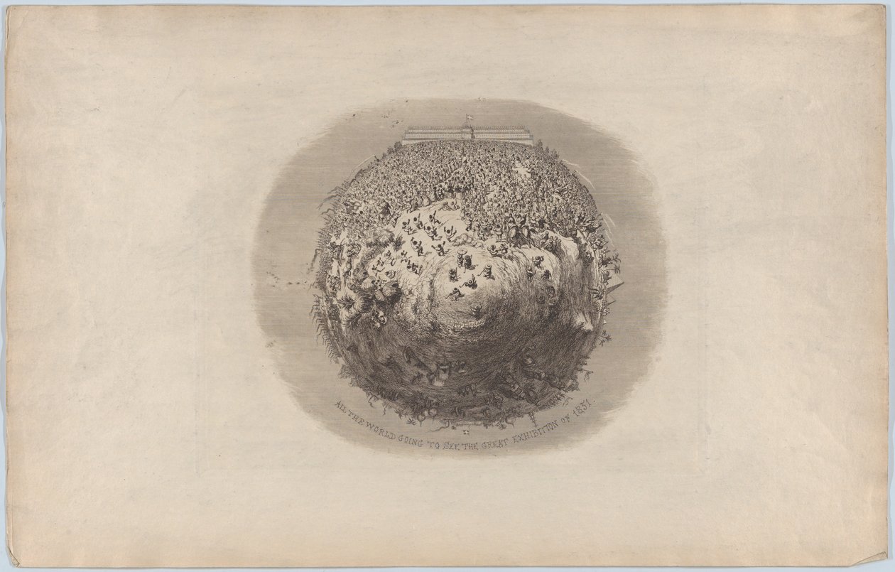 Todo o mundo vai ver a grande exposição de 1851, 1851., 1851. de George Cruikshank