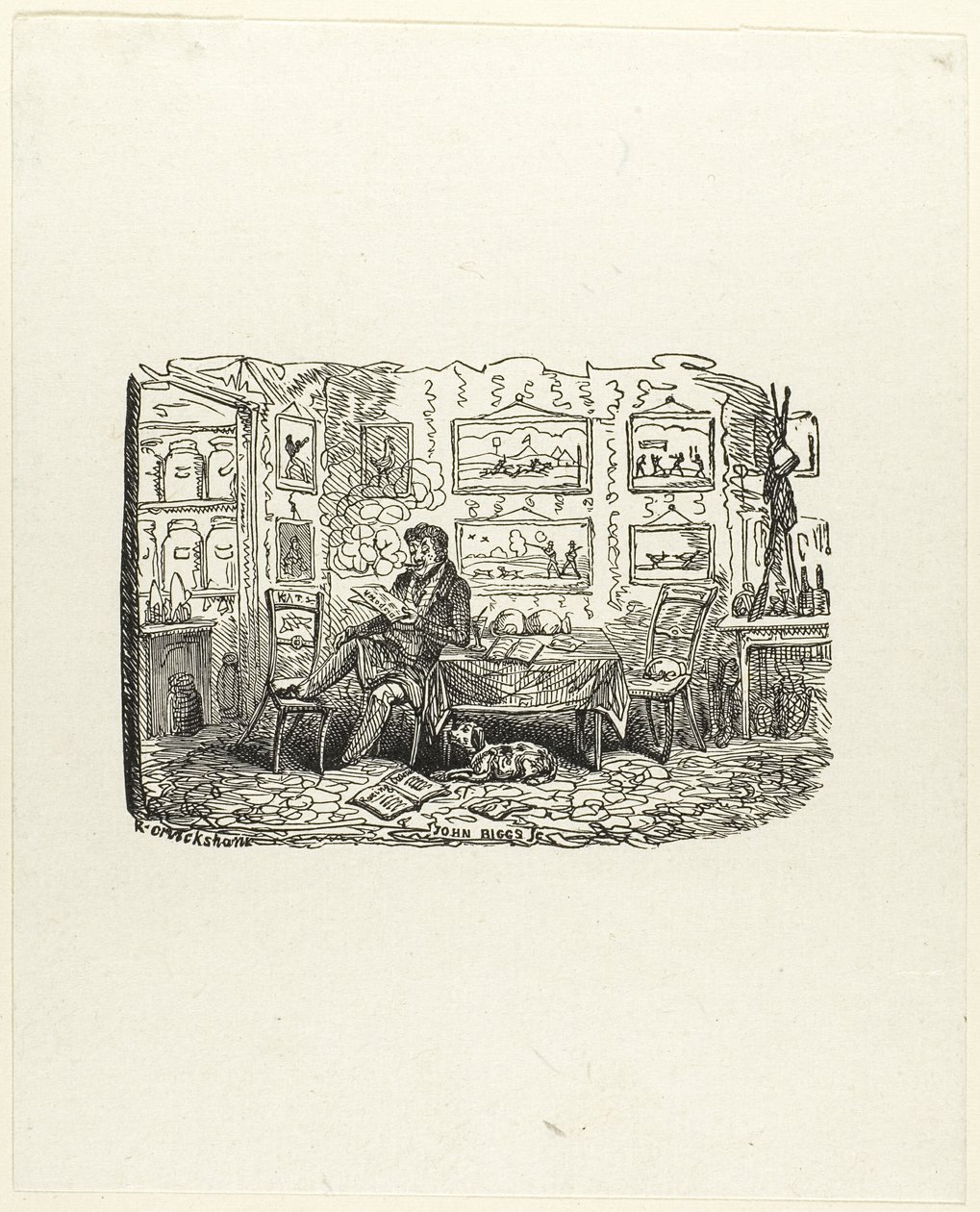 Anedotas: Prova de George Cruikshank