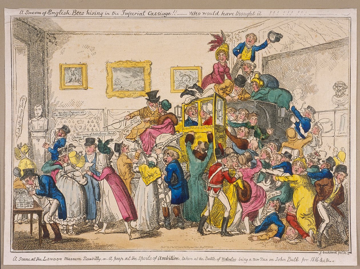A carruagem de Bonaparte em exposição no Bullock