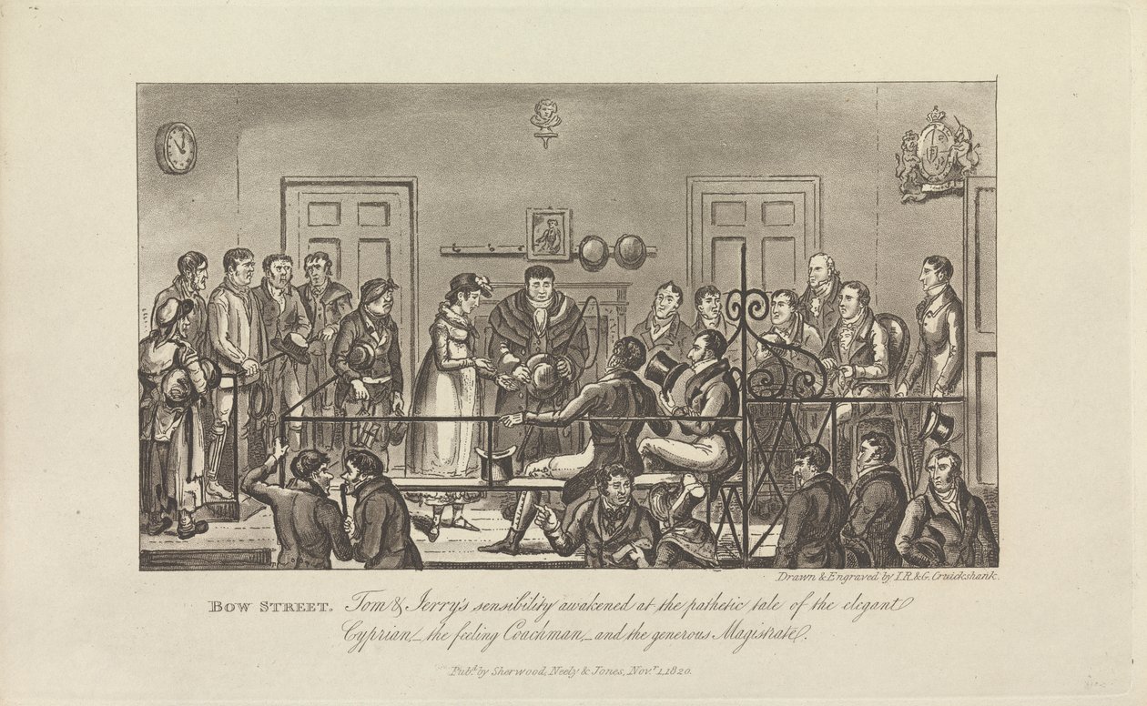 Rua Bow... de George Cruikshank