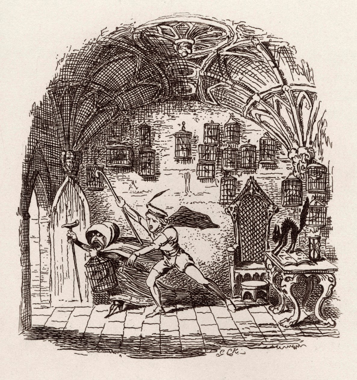 Irmãos Grimm Crianças e de George Cruikshank