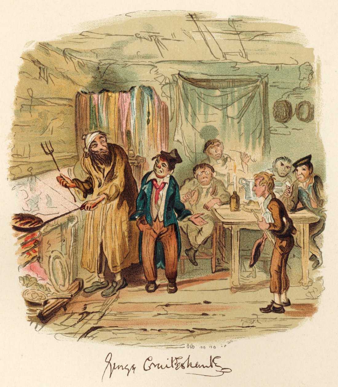 O livro de Charles Dickens de George Cruikshank