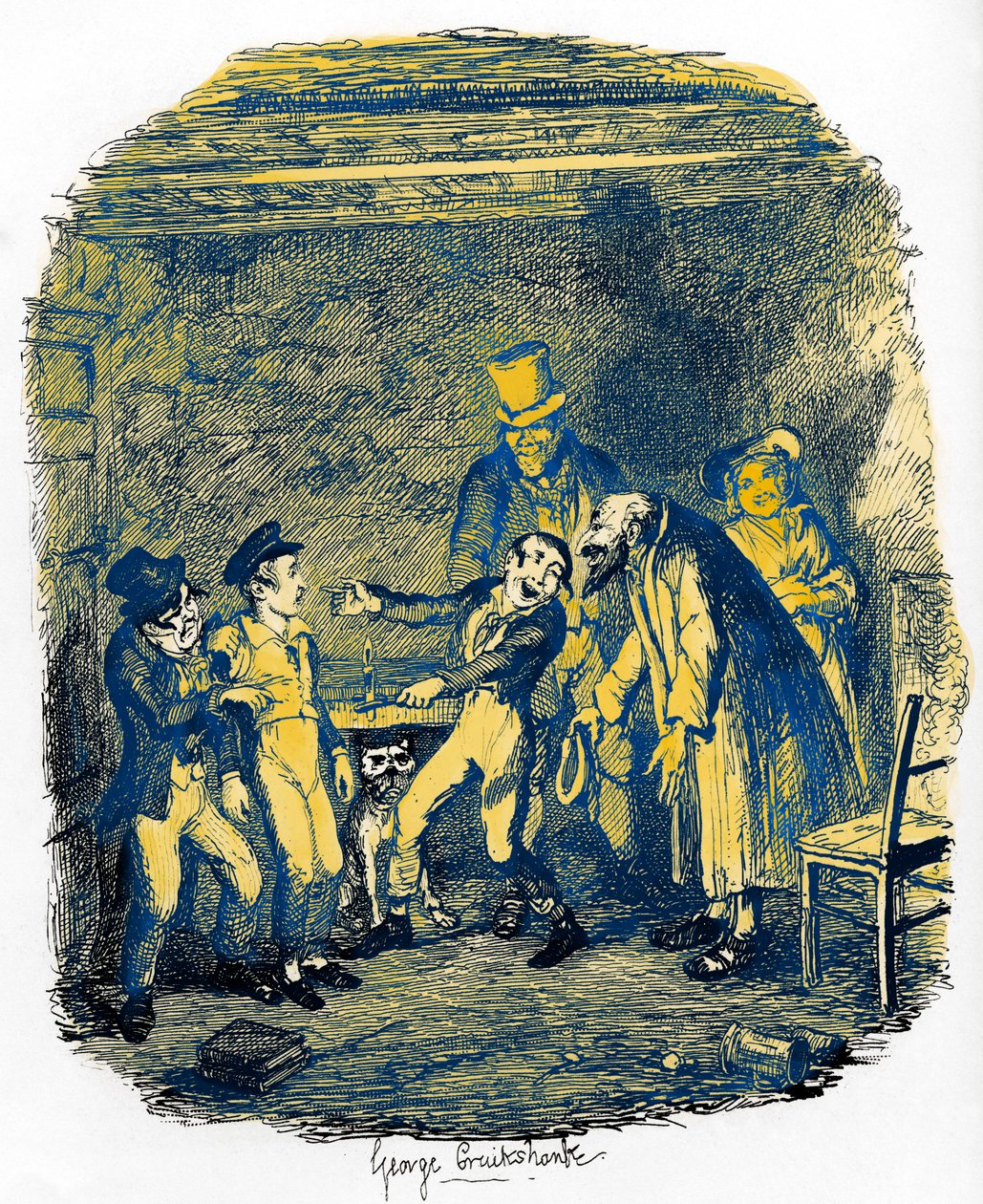 As Aventuras de Oliver Twist, de Charles Dickens de George Cruikshank