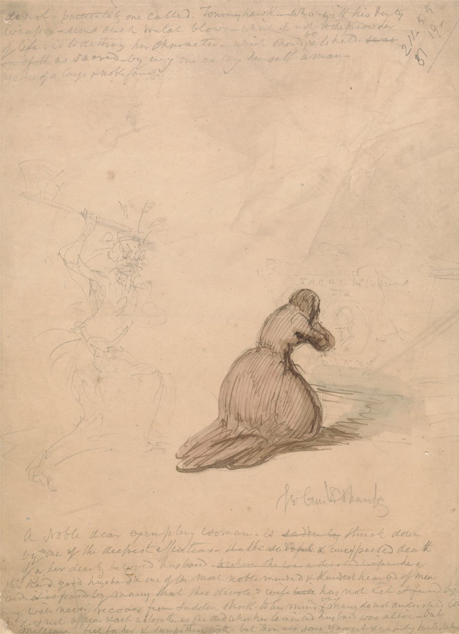 Mulher Dedicada de George Cruikshank