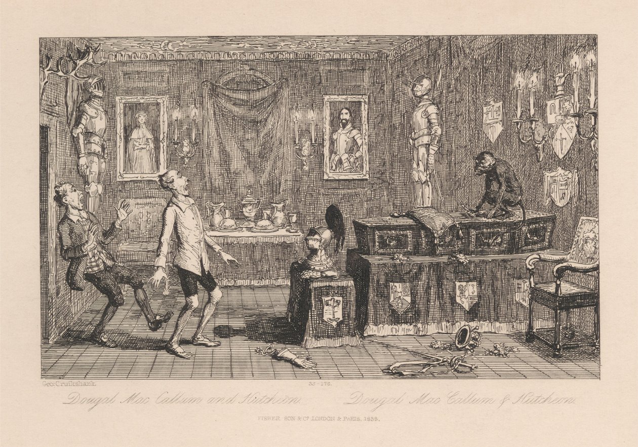 Dougal Mac Callum e Hutcheon de George Cruikshank