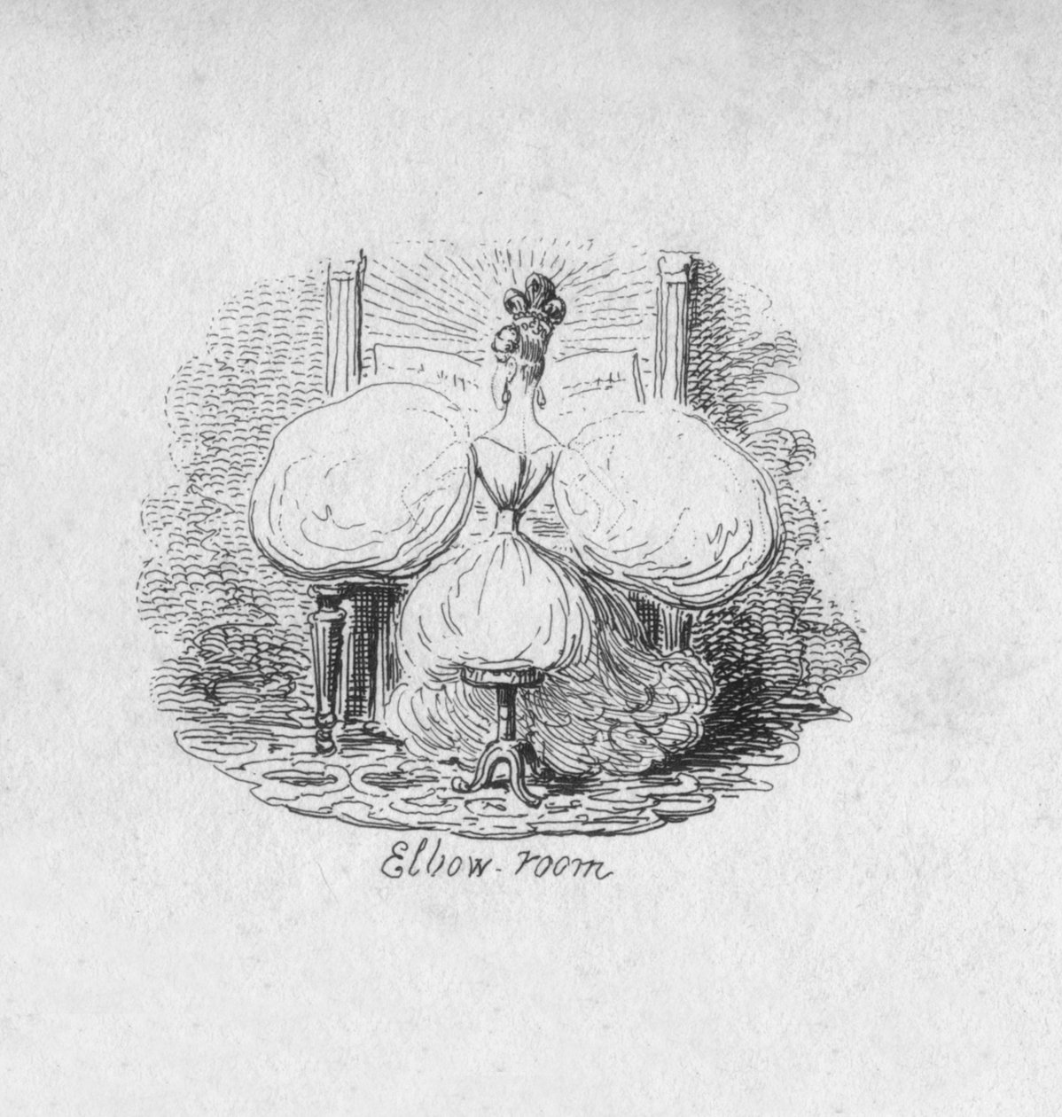 Quarto do cotovelo, 1829 de George Cruikshank