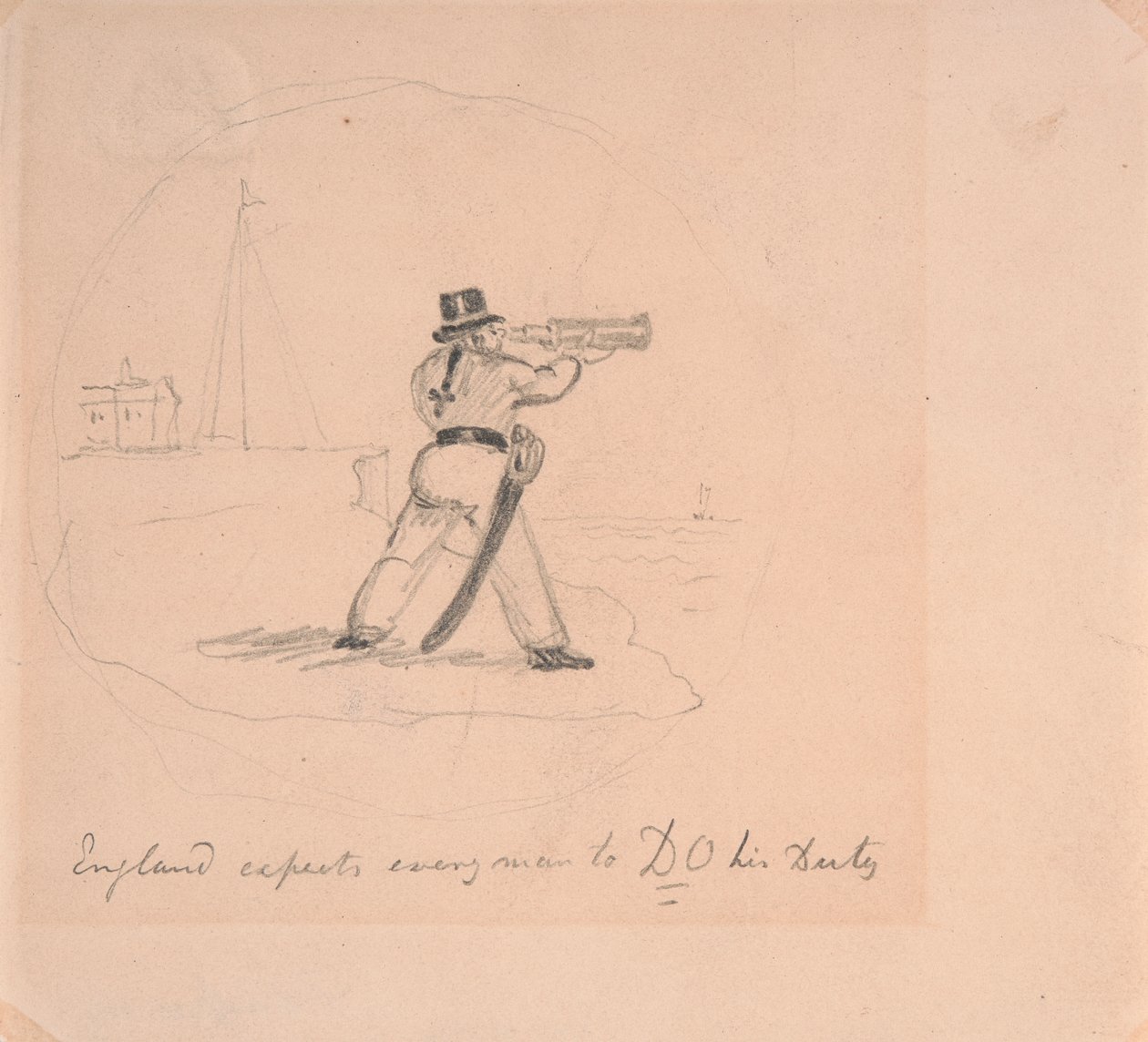 A Inglaterra espera que Everyman -DO- o seu dever de George Cruikshank