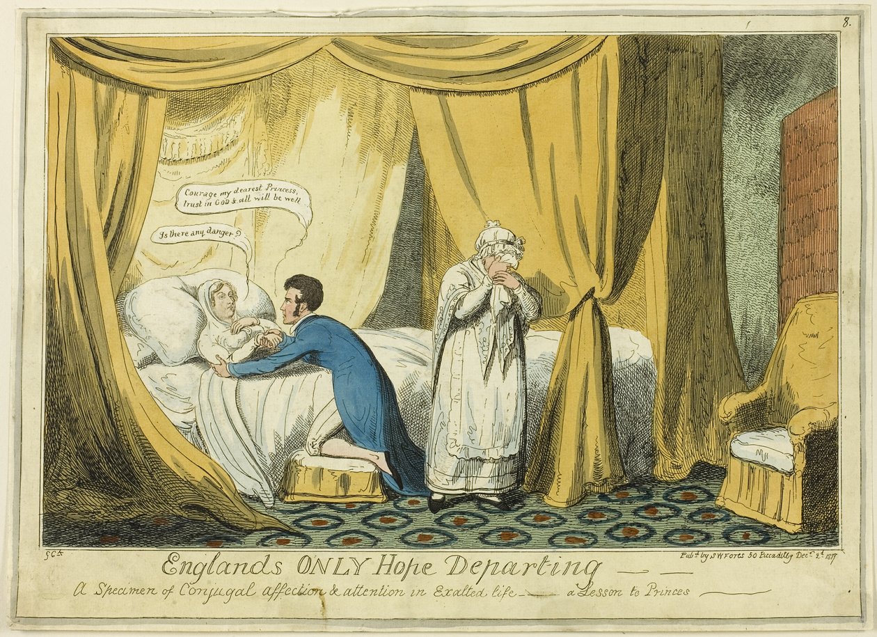 A única esperança de Inglaterra está de partida de George Cruikshank