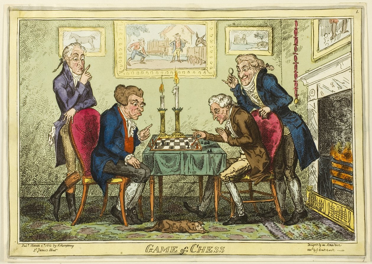 Jogo de xadrez de George Cruikshank