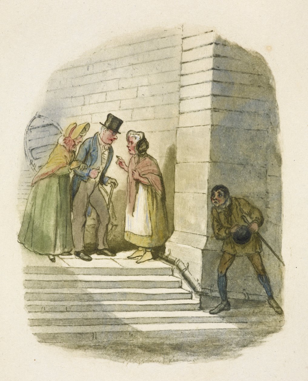 Ilustração para "Oliver Twist" de George Cruikshank