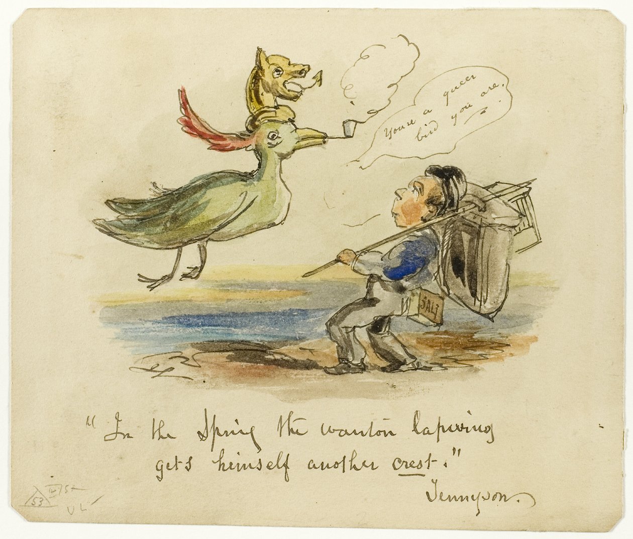 Na primavera, o abibe-preto arranja outra crista de George Cruikshank