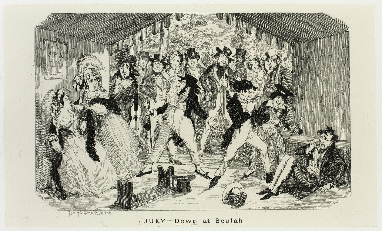 julho - Down at Beulah from George Cruikshank