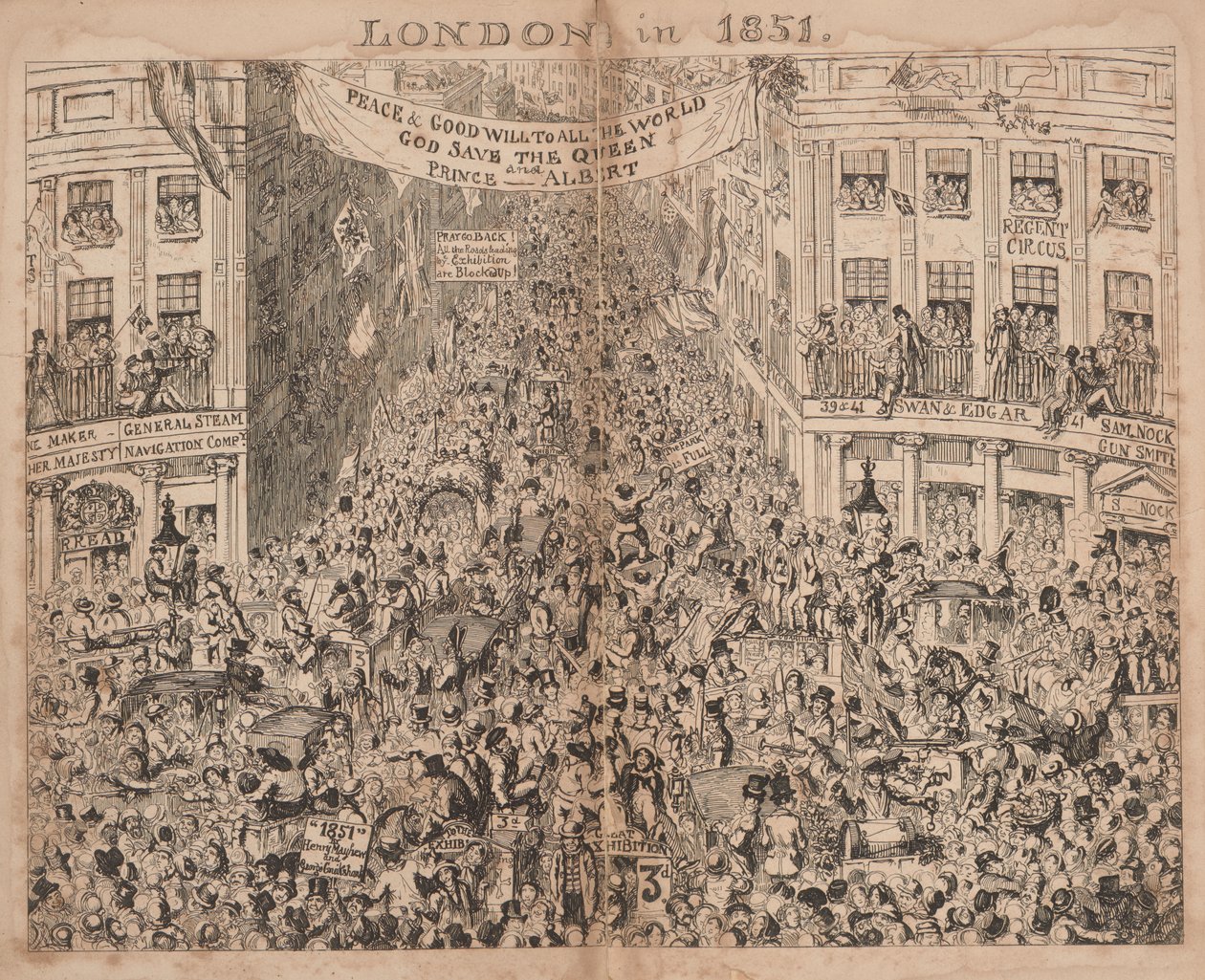 Londres de George Cruikshank