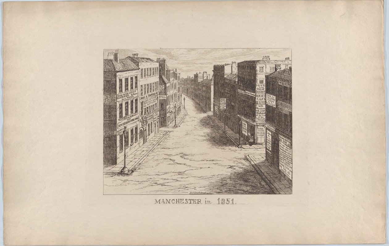 Manchester, em 1851, 1851., 1851. de George Cruikshank