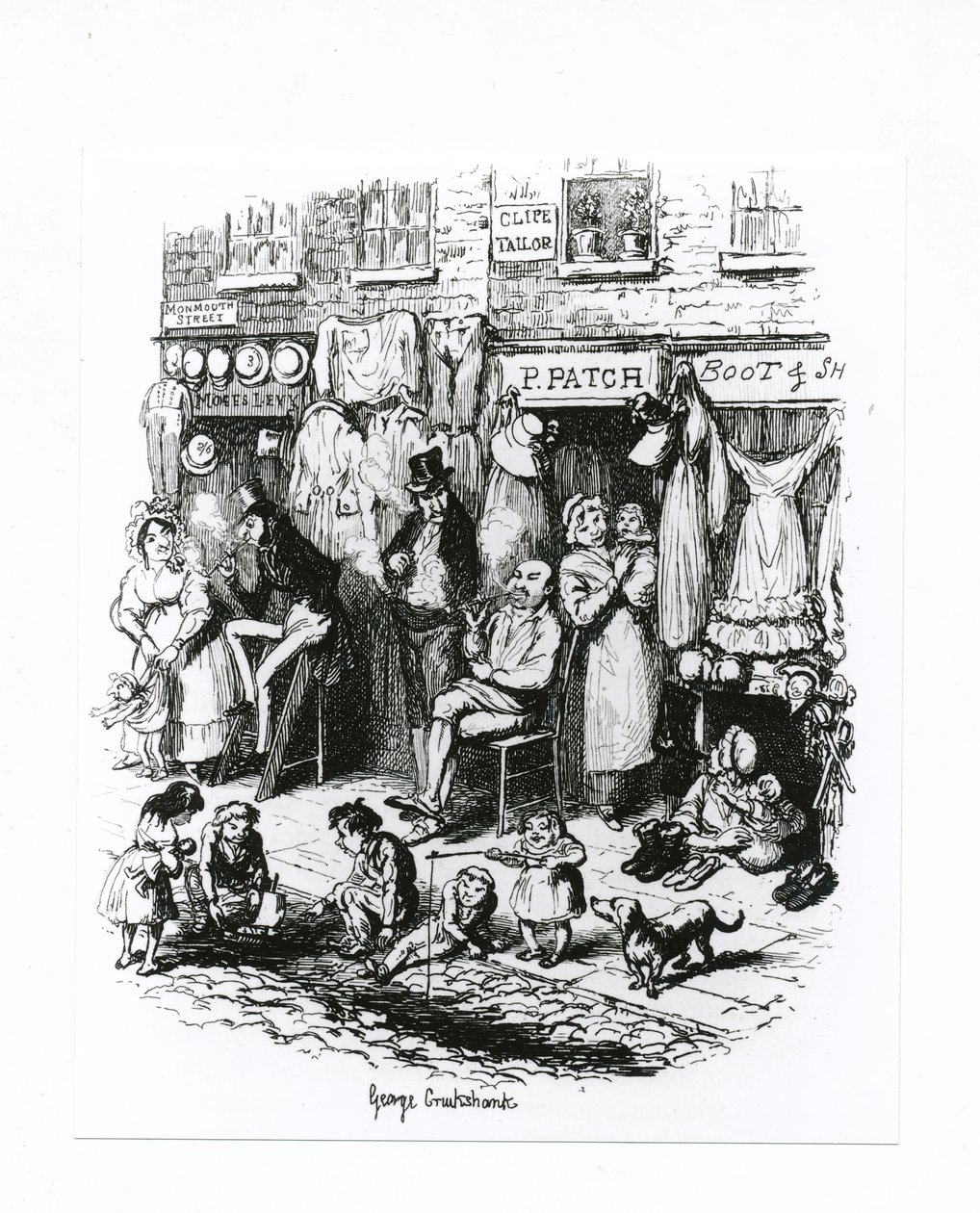Monmouth Street, c.1836 de George Cruikshank