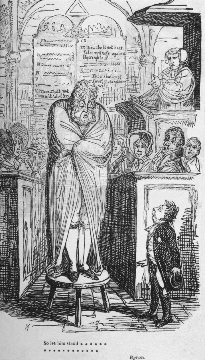 Então deixe ele ficar ..., c1820. de George Cruikshank