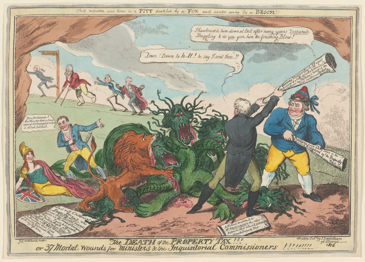 A Morte do IPTU!!! de George Cruikshank
