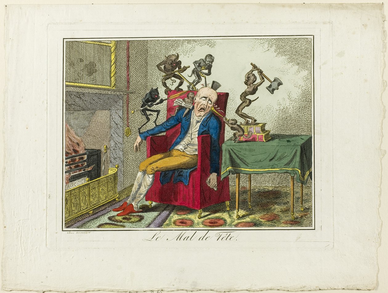 A dor de cabeça de George Cruikshank