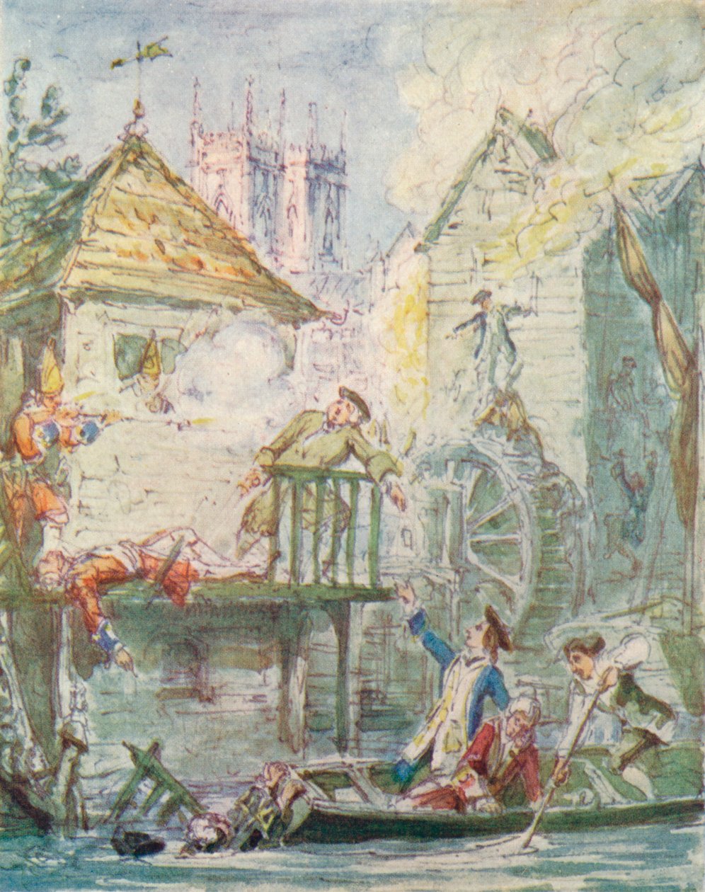 The Misers Daughter: 1920, Dispersão do clube jacobita, c1842, 1913 de George Cruikshank