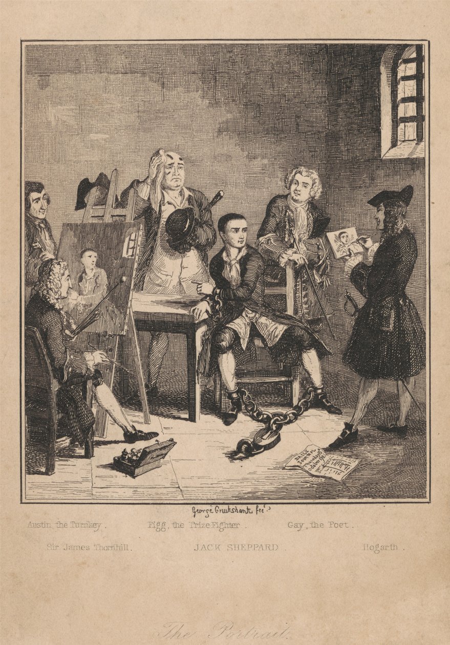 O retrato de George Cruikshank