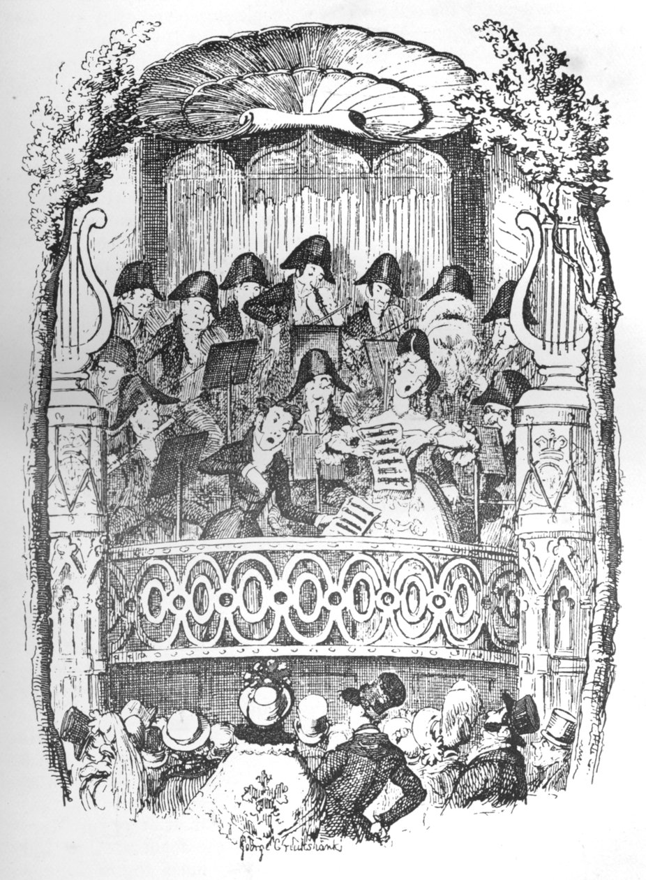 Jardins de Vauxhall em o dia, c1900. de George Cruikshank