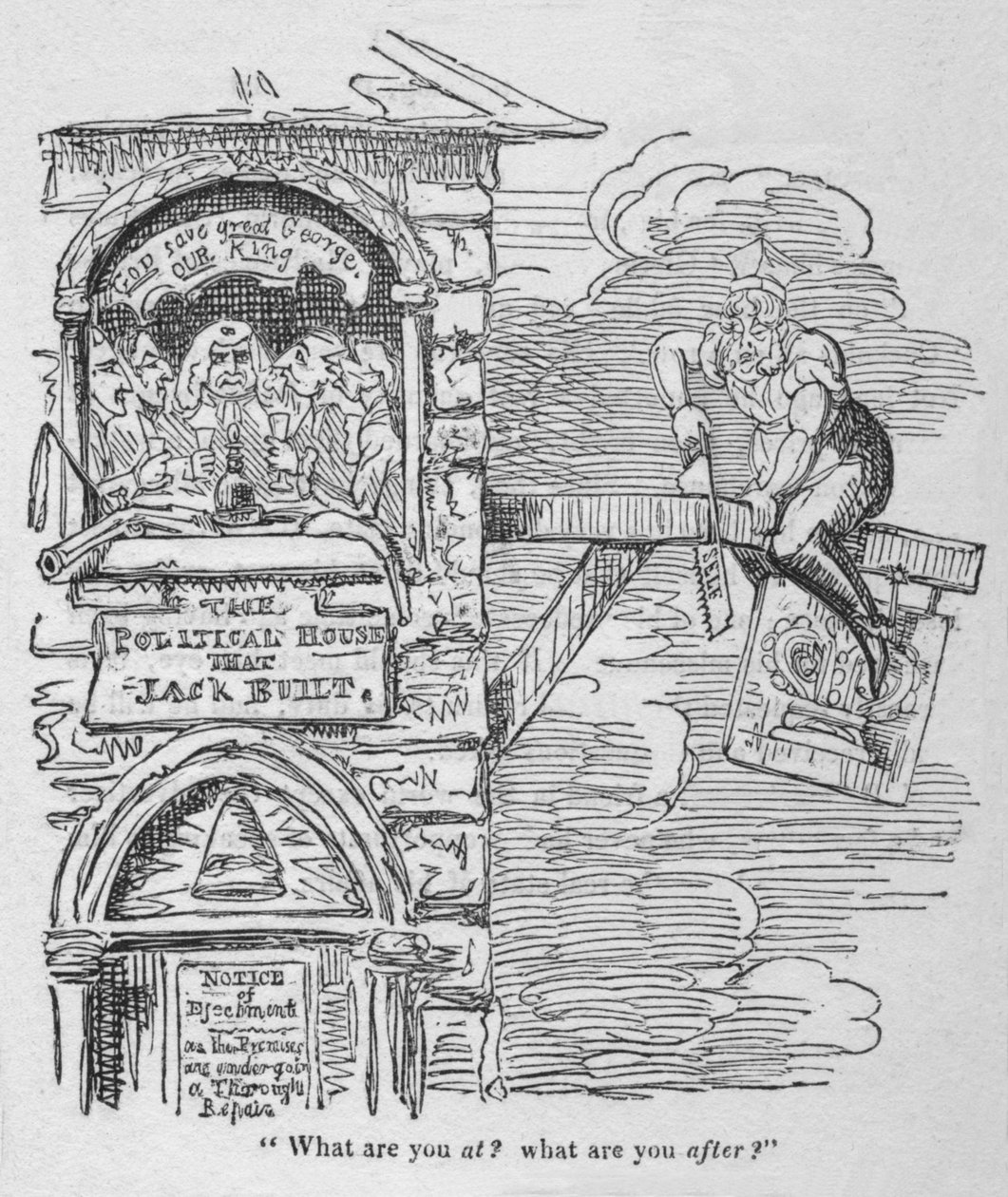 O que você está procurando O que você procura, c1820. de George Cruikshank