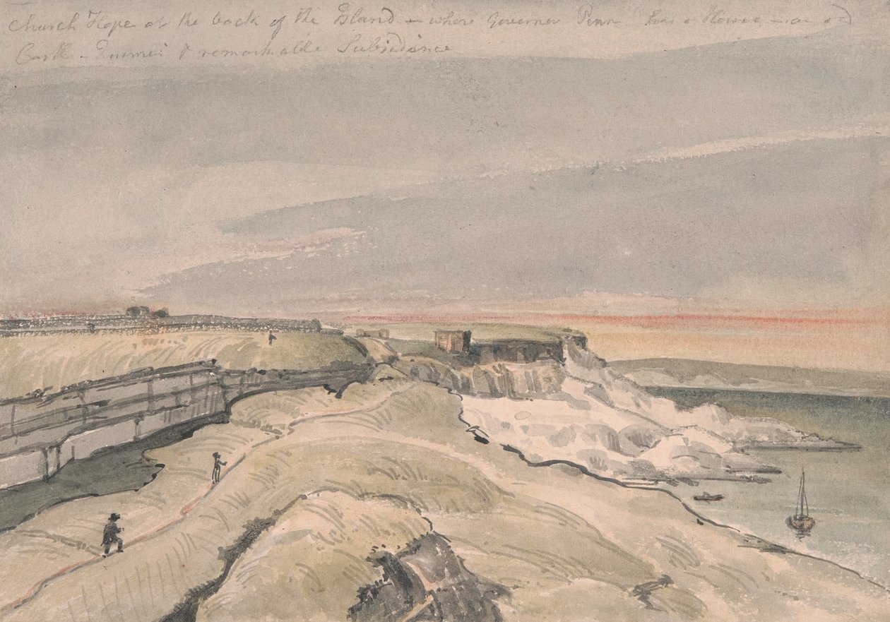 Igreja Esperança, a Ilha de Portland, Dorset de George Cumberland