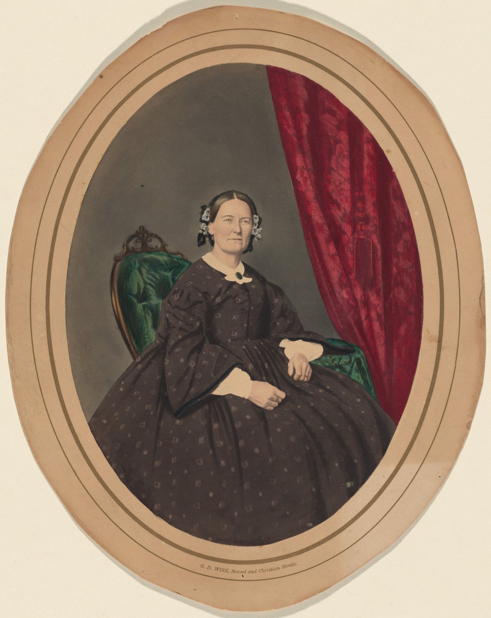 Sophie Hartman,1860s (foto) de George D. Wise