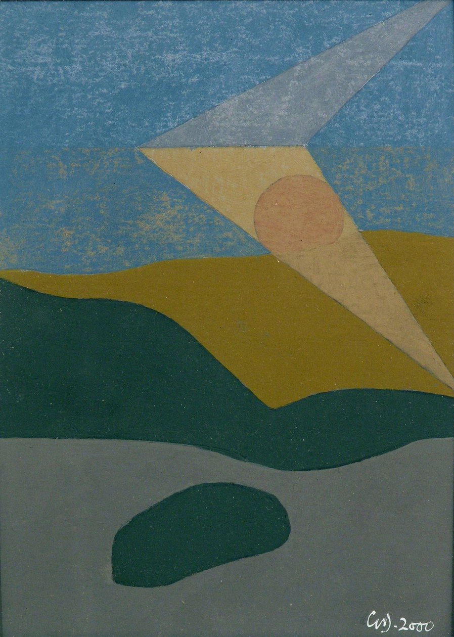 Untitled, 2000 (óleo no cartão) de George Dannatt