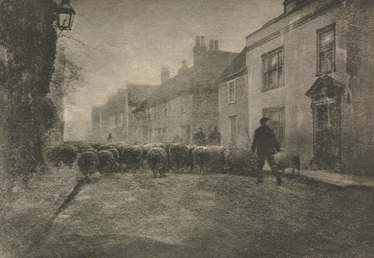 Trabalho de câmera: em uma vila sob South Downs de George Davison