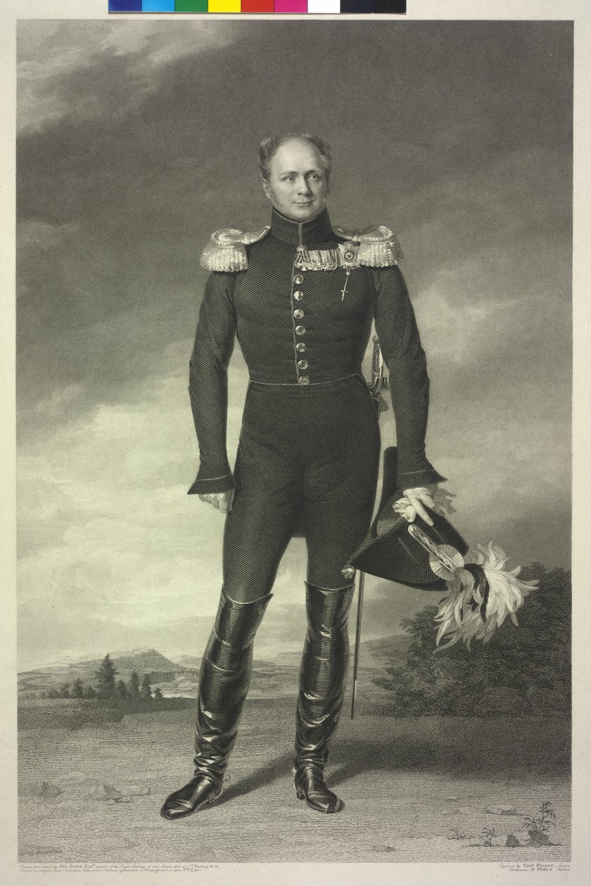 Imperador da Rússia Alexandre I de George Dawe