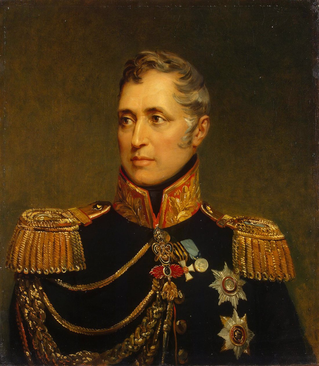 Retrato do Conde Carlo Pozzo di Borgo, c.1828 de George Dawe