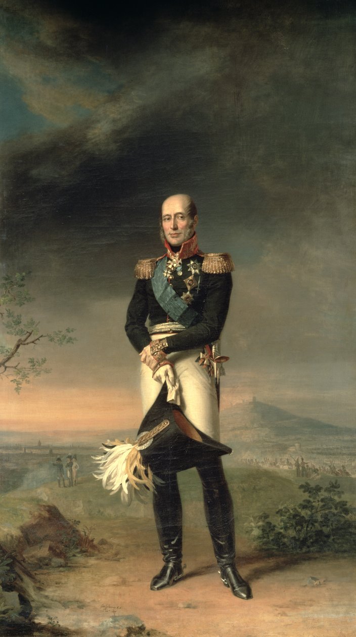 Retrato do Príncipe Mikhail Barclay de Tolly (1761-1818) de George Dawe