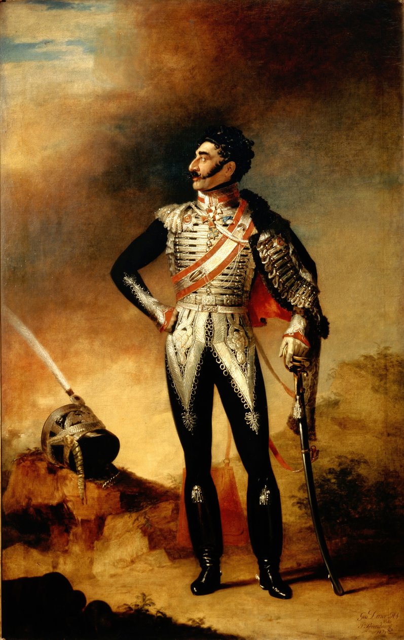Retrato do príncipe Valerian Grigoryevich Madatov 1782-1829, 1824 de George Dawe