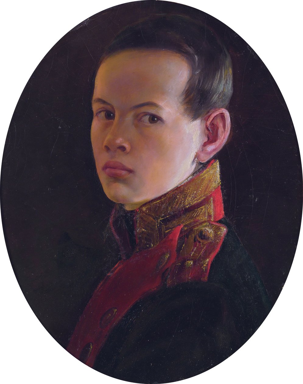 Retrato do príncipe herdeiro Alexander Nikolayevich 1818-1881 de George Dawe