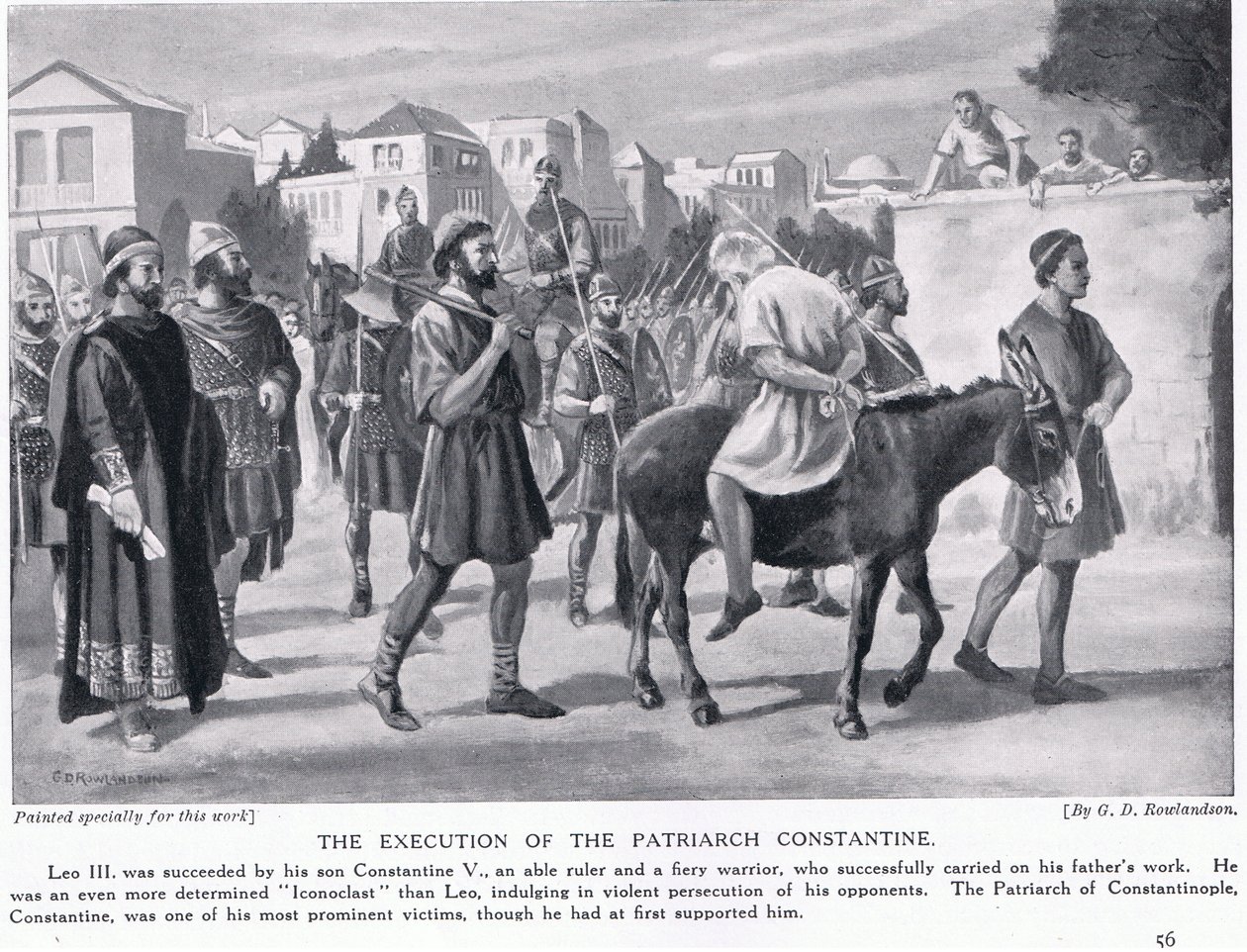 A execução do patriarca Constantino de George Derville Rowlandson