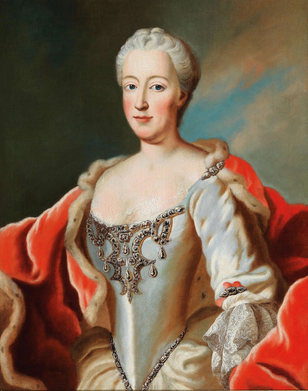 Duquesa Maria Anna Josefa da Baviera 1734-1776, Margravina de Baden-Baden. de George Desmarées