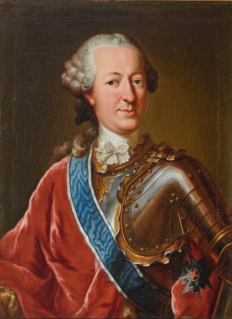 Retrato de Max Emanuel von Toerring-Jettenbach 1715-1773, segunda metade do séc. de George Desmarées
