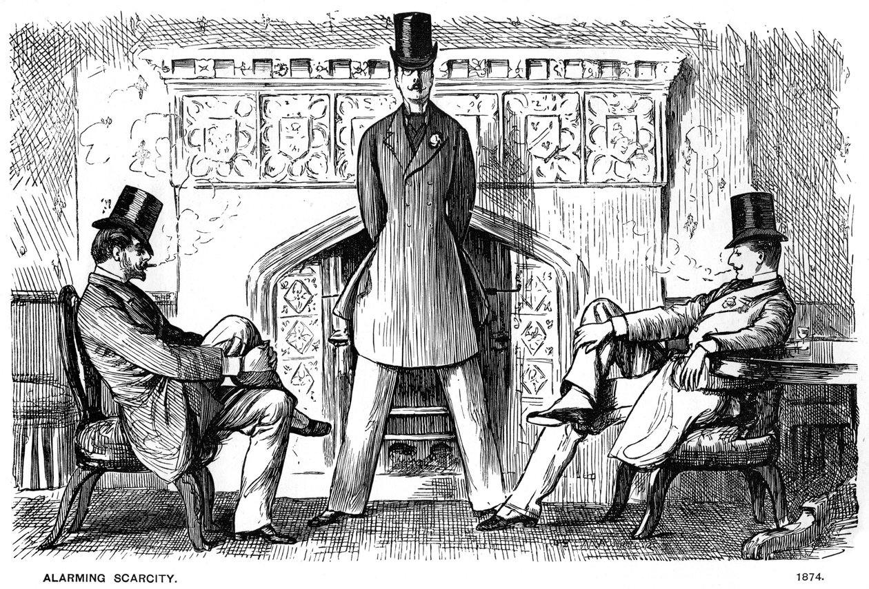 Escassez Alarmante, 1874 1891 de George du Maurier