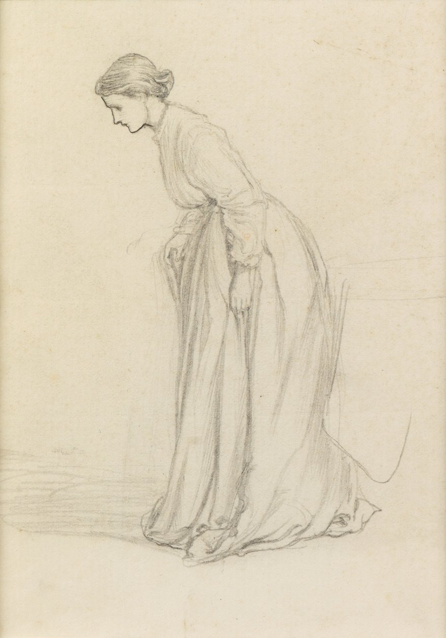 Passos Hesitantes (lápis) de George du Maurier