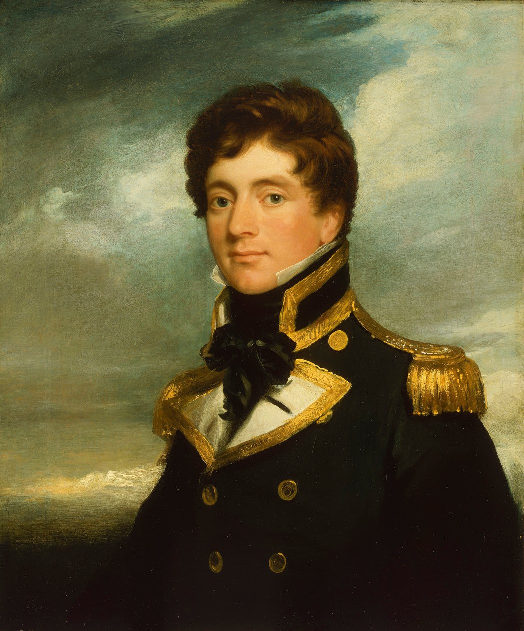 Capitão Frederick William Beechey (1796-1856), c.1822 (óleo sobre tela) de George Duncan Beechey