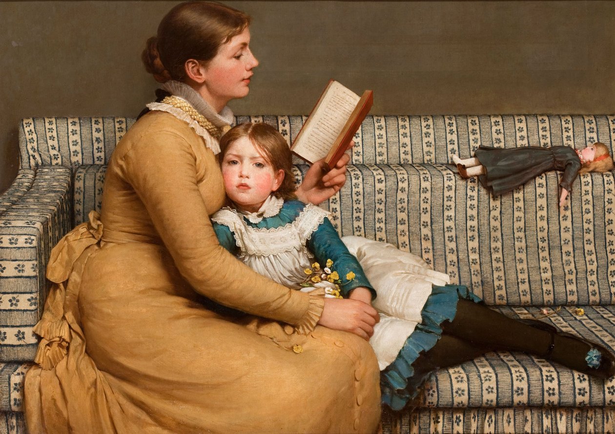 Alice no País das Maravilhas (óleo sobre tela) de George Dunlop Leslie