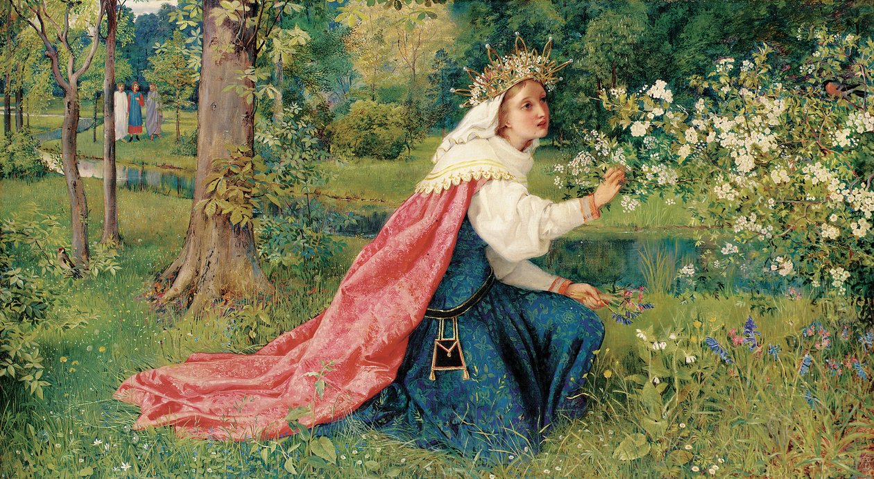 Matilda - Dante, Purgatório, Canto 28 de George Dunlop Leslie