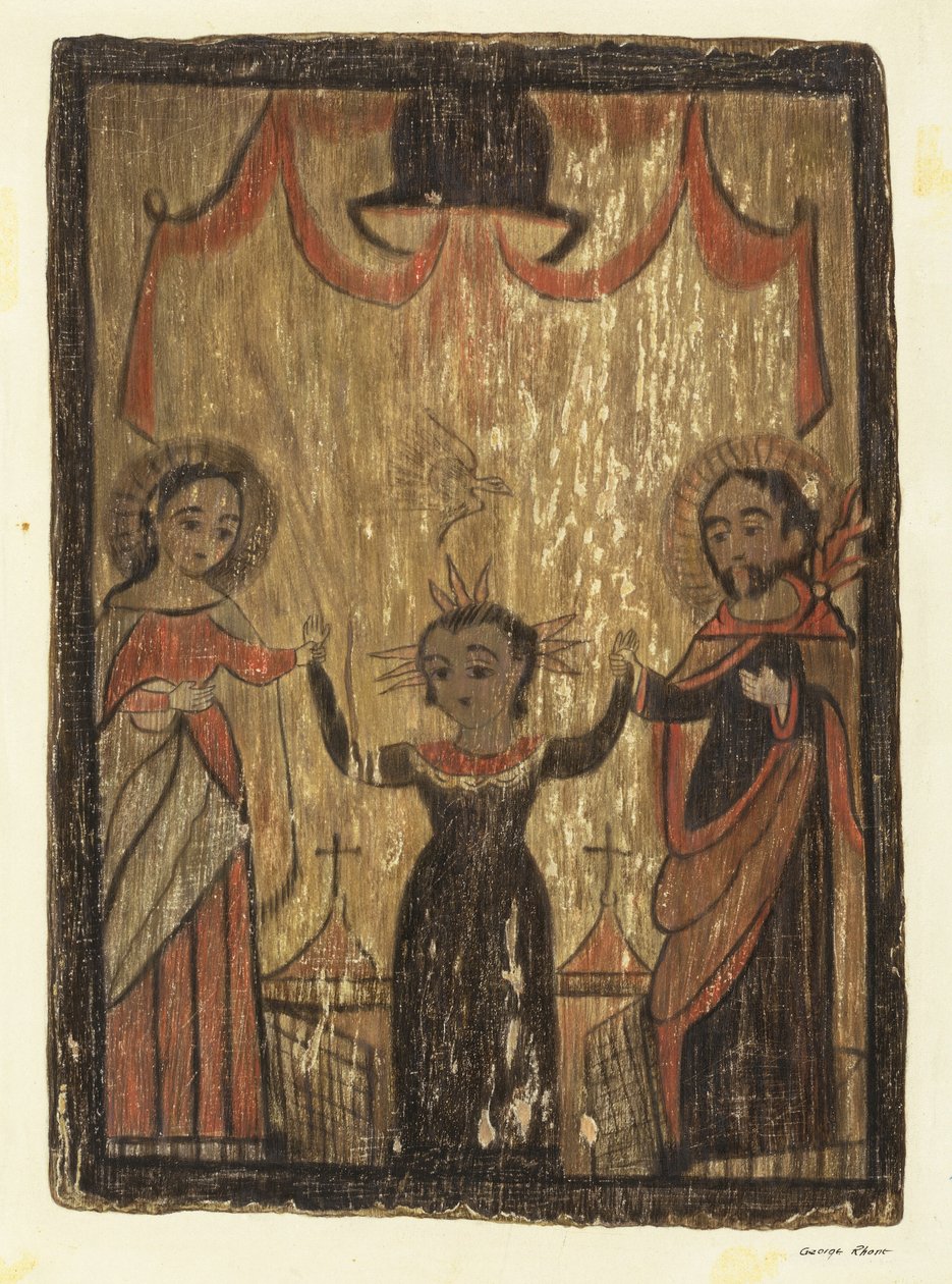 Retábulo - A Sagrada Família, c. 1938. de George E. Rhone