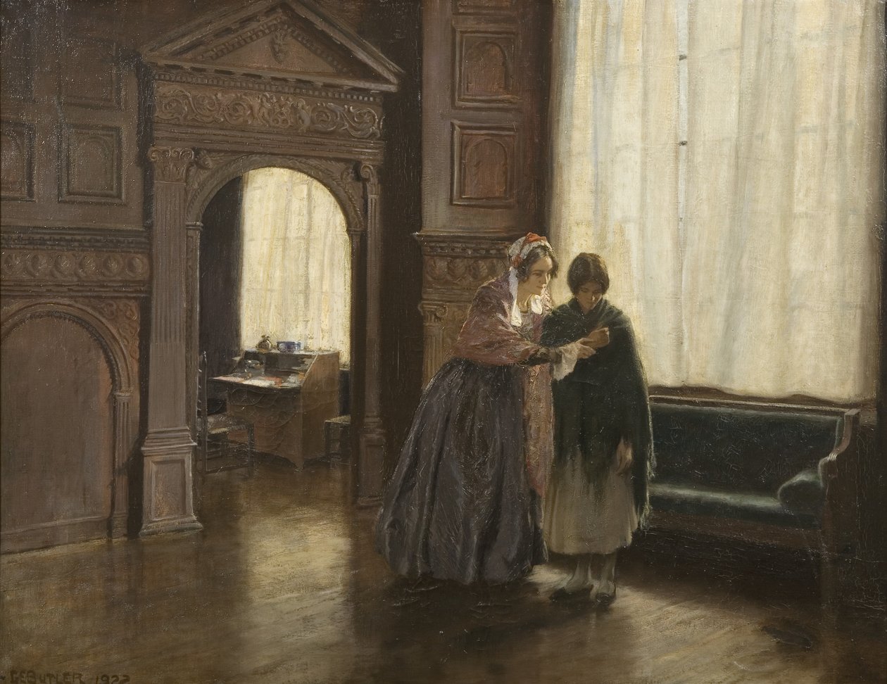 Sra. Mary Carpenter e sua Primeira Reformadora, Annie Woolham, na Red Lodge, 10 de outubro de George Edmund Butler