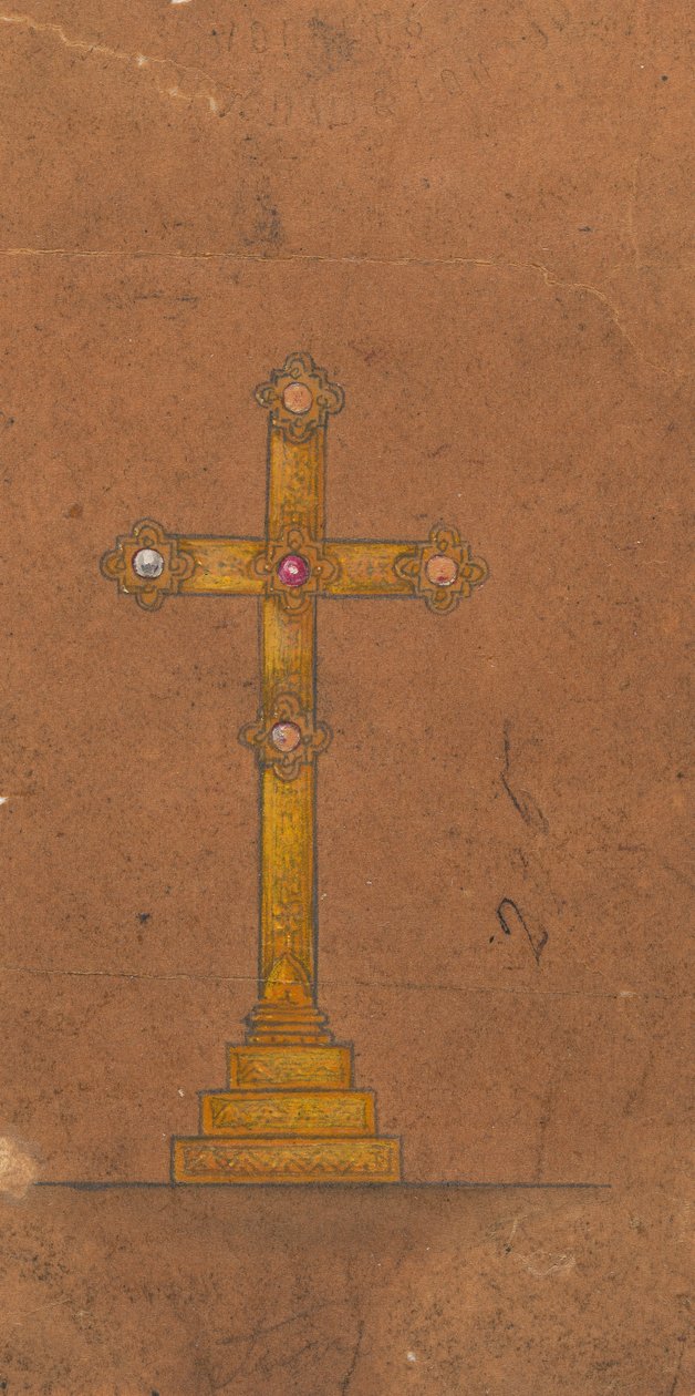 Desenhos executados para Jones e Willis, trabalhadores de metal e madeira e fabricantes de mobiliário de igrejas de Birmingham e Londres de George Edmund Street